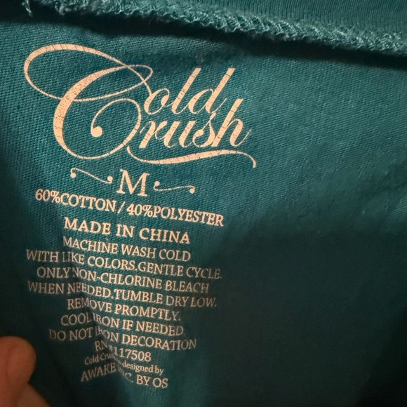 Awake Blue Sleeveless Backless Tank Top - Picture 3 of 3